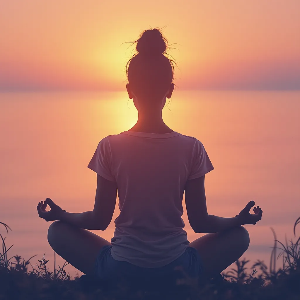 Osoba praktikující mindfulness pro regulaci emocí